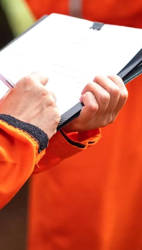 Surveyors on board an FPSO