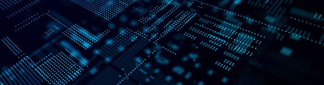 Digital background with AI concept