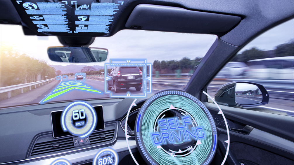 Automotive drive interior picture