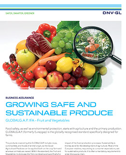 GlobalG.A.P IFA Fruit and Vegetables