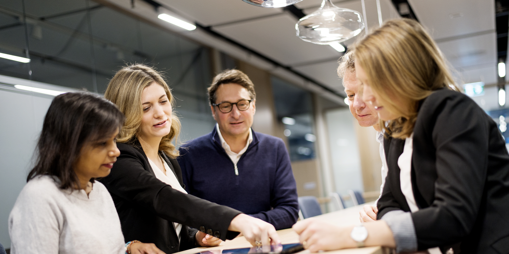 Classroom at business conference